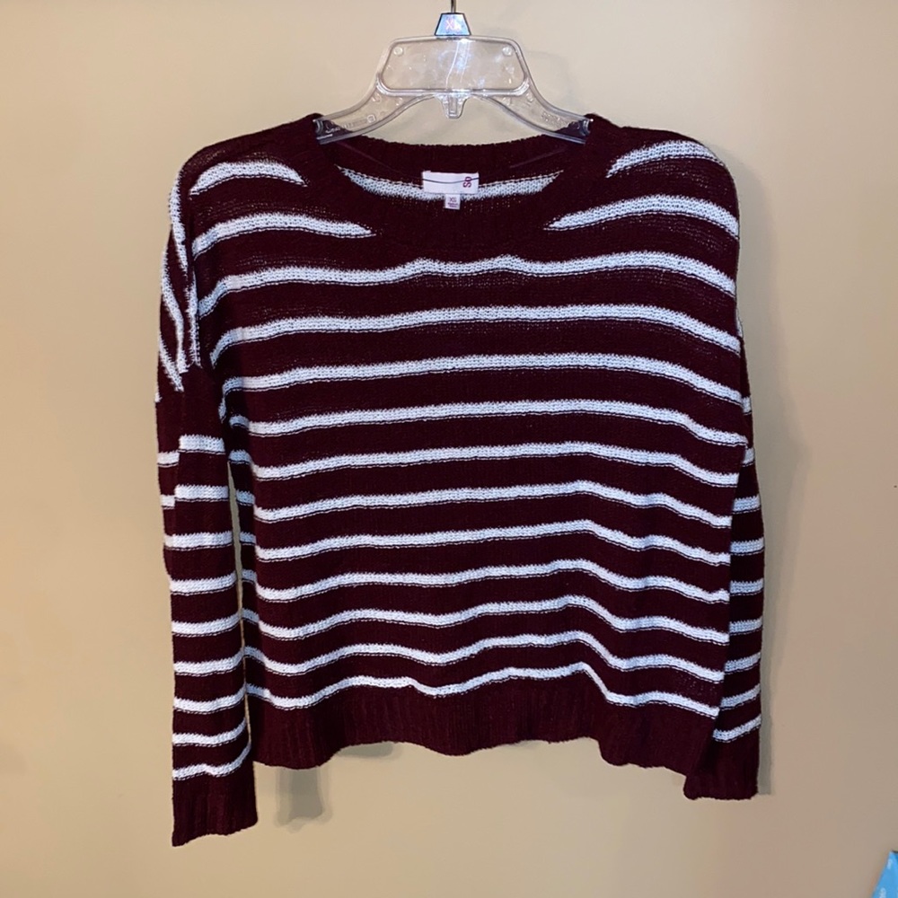 Burgundy sweater